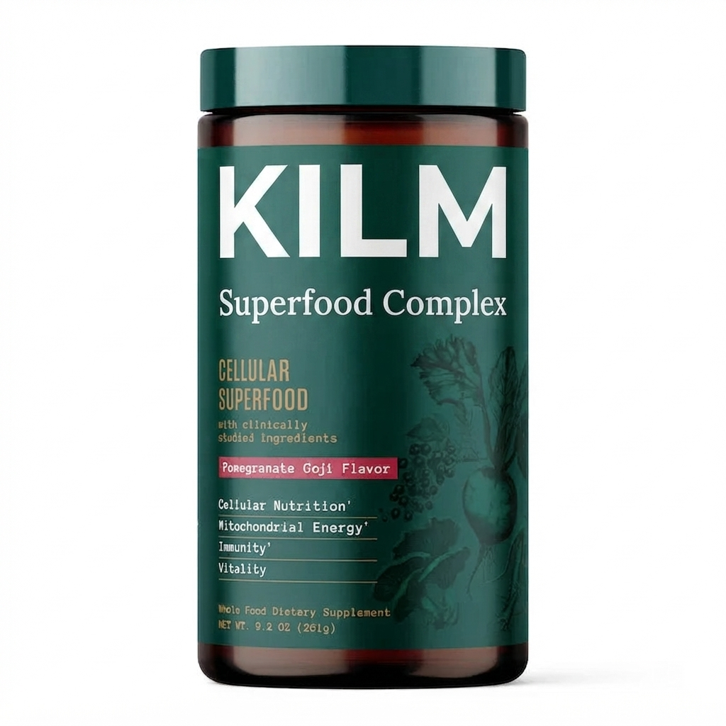 KILM Cellular Superfood Powder product jar